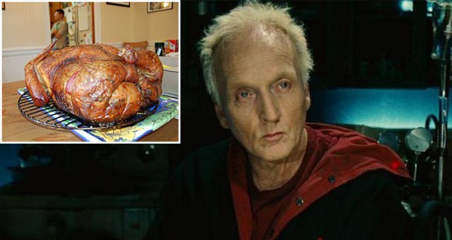 Jigsaw Horrified After Thanksgiving Guests Devour Turducken He Prepared to Punish Their Gluttony