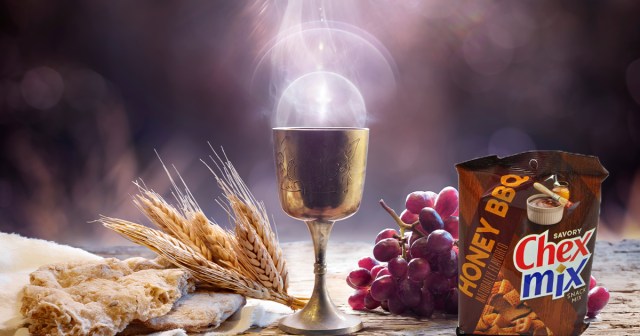 If the Catholic Church Is Becoming More Open to New Ideas, Why Won’t My Priest Transubstantiate This Bag of Honey BBQ Chex Mix?