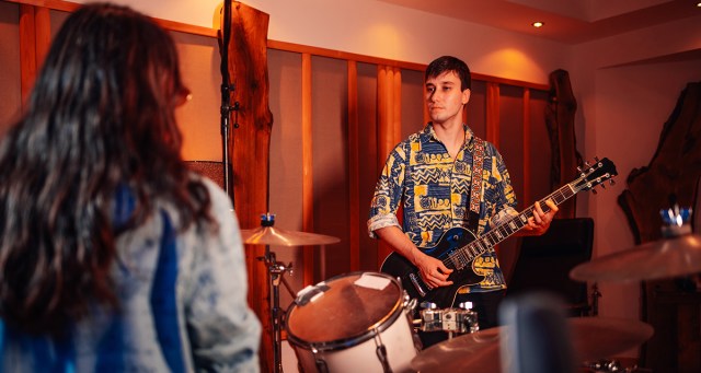 Local Band With Just Drummer and Guitarist Must Have Time Traveled From 2011