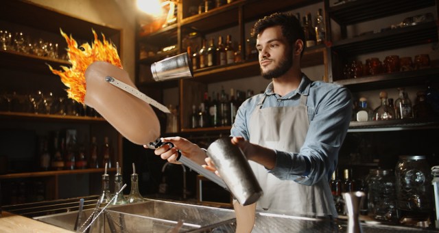 Flair Bartender Probably Didn’t Need to Do All That With Man’s Prosthetic Leg