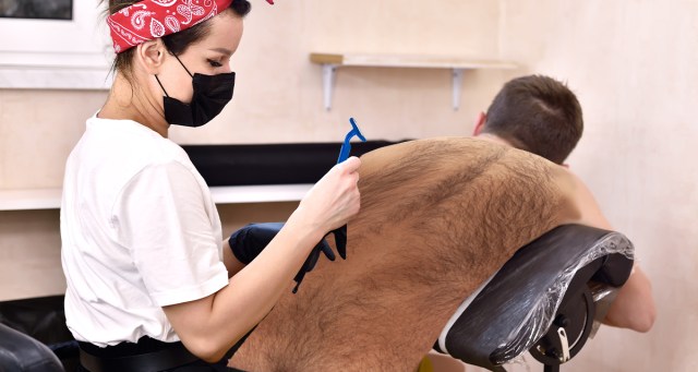 Tattoo Artist Starting to Suspect Client Just Coming in to Get Back Shaved