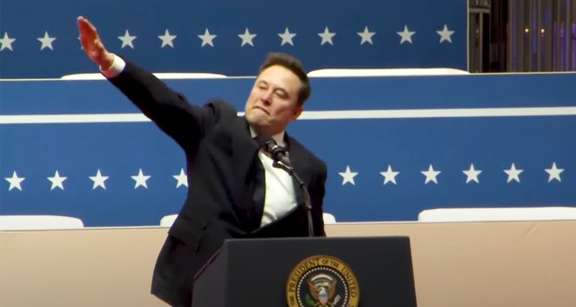 Nazi Saluting Elon Musk Sees Spike in Approval Rating Amongst School Shooters