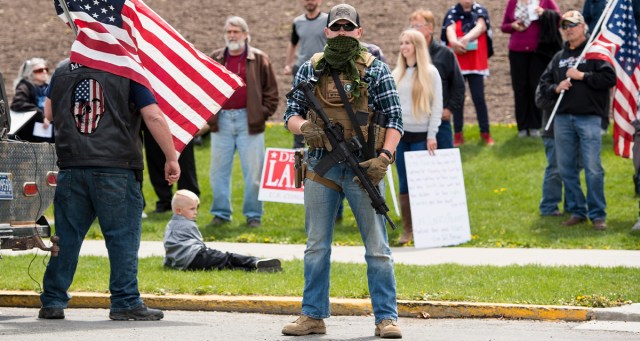 Cop Infiltrating Far-Right Militia Just Happy to See Colleagues Outside Work