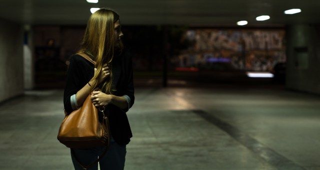 Sad: Woman Forced to Be Aware of Her Surroundings