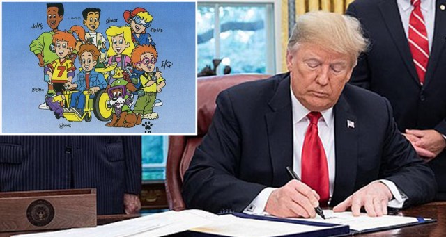 Donald Trump Signs Executive Order Removing Everyone but Kid Vid From Burger King Kids Club