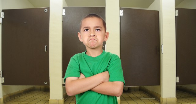 Kid Shocked by How Much Dad Cries in the Bathroom on Take Your Child to Work Day