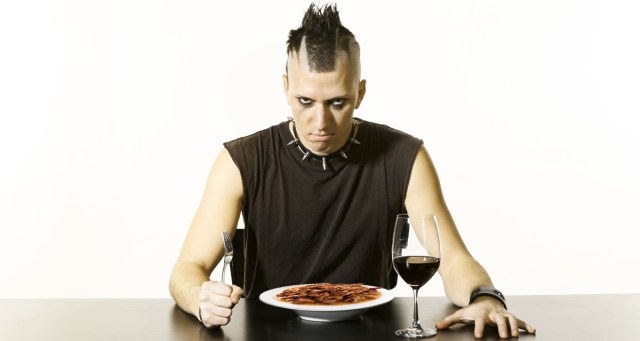 Punk Treats Self to Wet Food