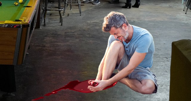 Concert Attendee Gnaws Off Own Ankle After Stepping in Spilled Beer Sticky Trap