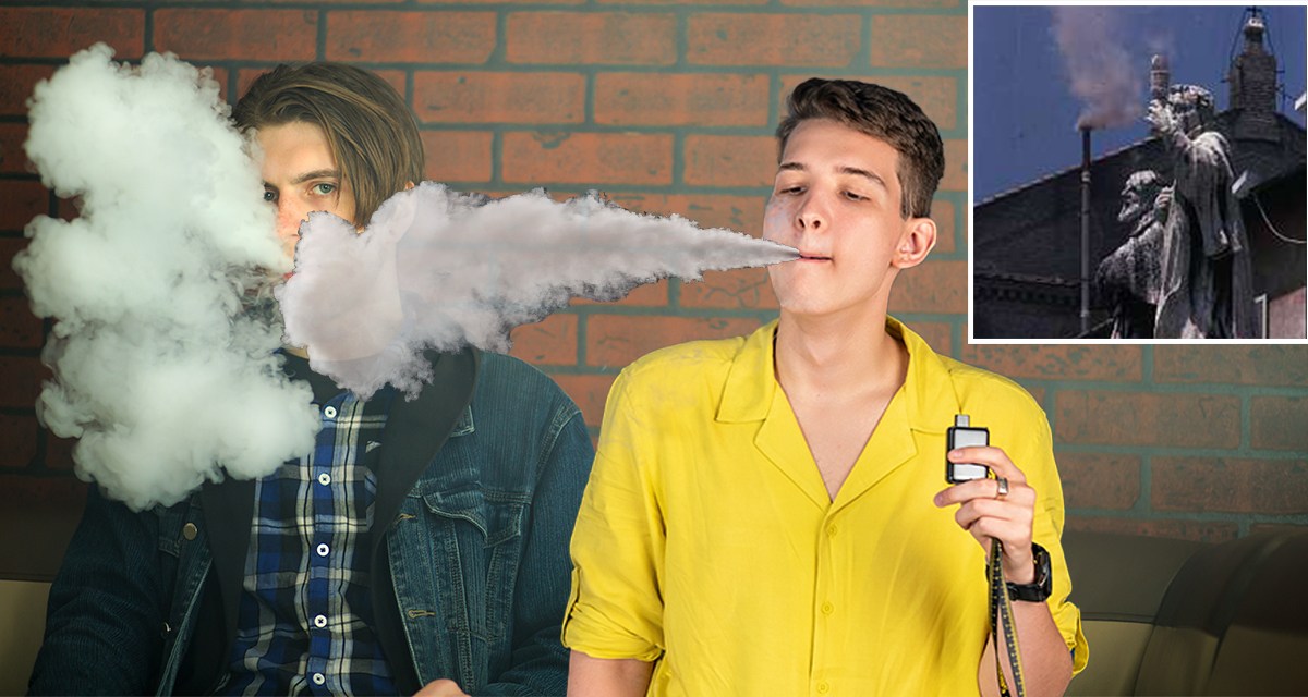 e cigarette with cigarette E-Cigarettes, Vapes, and other Electronic Nicotine Delivery Systems (ENDS)