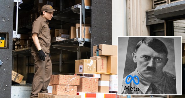Meta Now Partnering With UPS to Mail Pictures of Hitler Directly to Young Men