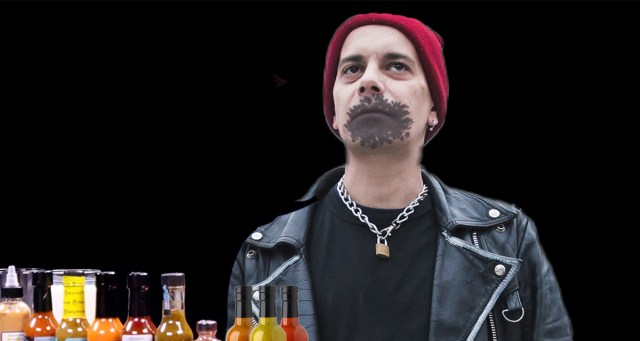 Crust Punk “Hot Ones” Knockoff Has Guests Huff Increasingly Hazardous Solvents