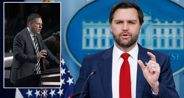 JD Vance Suggests Struggling Americans Pull Selves Up By Bootstraps and Get Their Own Evil Machiavellian Billionaire to Orchestrate Rise to Power