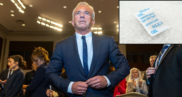 RFK Jr. Announces Plans to Live Forever After Stuffing His Holes with Silica Gel Packets