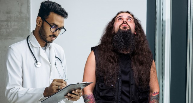 Metalhead Carefully Considers Answer For Doctor’s “How Many Drinks Per Week” Question That Won’t Send Him To Rehab But Won’t Make Him Look Like A Loser