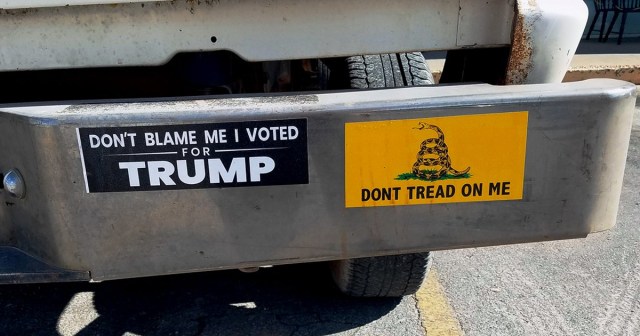 Why the “Don’t Tread On Me” Bumper Sticker on My Car Means I Don’t Have to Use My Turn Signal