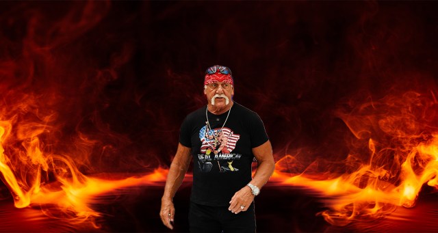 Hulk Hogan Wondering Why Heaven is Engulfed in Flames, Smelling of Sulfur, and Surrounded By the Endless Tortured Screams of the Damned