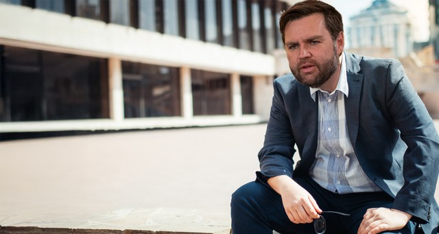 JD Vance Sitting on Curb After Trump Forgets to Pick Him Up