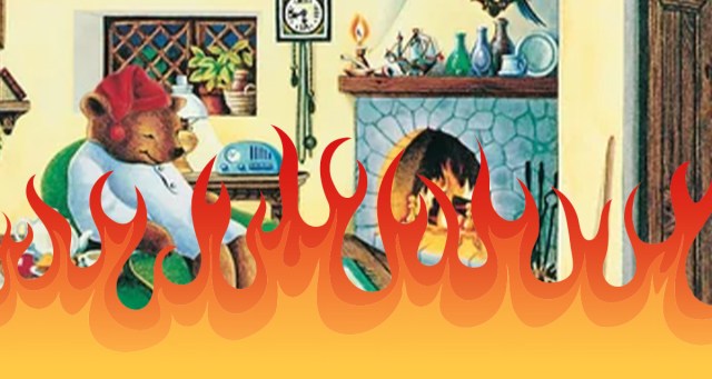 Sleepytime Tea Bear Dies in House Fire After Once Again Falling Asleep, Leaving Fireplace Unattended