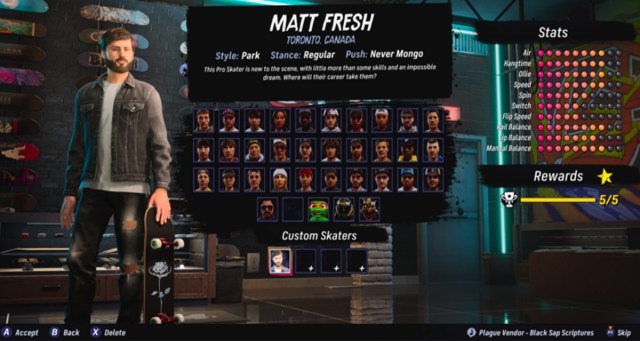 Tony Hawk’s Pro Skater 3+4 Adds New Realistic Character Who Can’t Skate at All but Still Thinks He’s Better Than Elissa Steamer