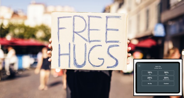 Free Hugs Guy Now Has Tipping Option