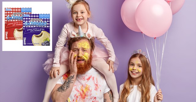 Rock Bottom or Peak Performance? This Dad Just Ate All the Uncrustables at Kid’s Birthday Party