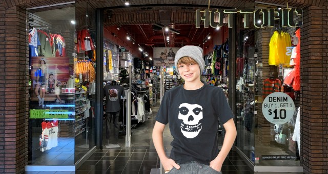 Kid Buying Misfits Shirt to Fit In