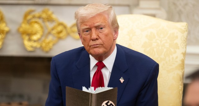 Trump Disappointed Nazi Playbook Has Very Few Pictures