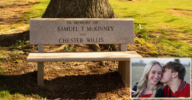 Memorial Bench Fucked On