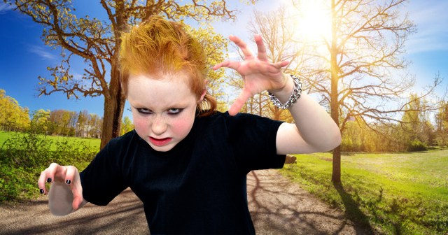 Goth Wandering Around During Daytime Must Have Rabies