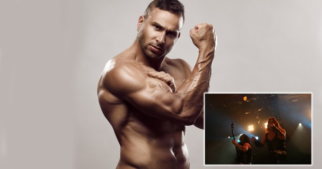 Scantily Clad, Greased up Beefcake Sick of People Thinking He’s in Manowar