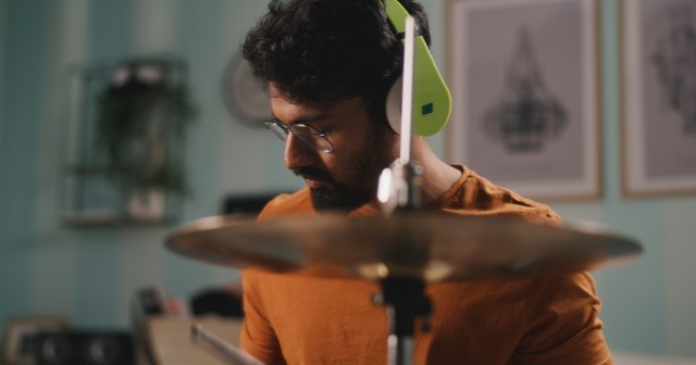 Headset Microphone on Drummer Mostly Picks Up Heavy Breathing