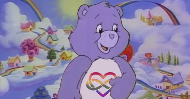 Brave! This Care Bear Just Added ‘Ethical Non-Monogamy’ to His Belly Badge