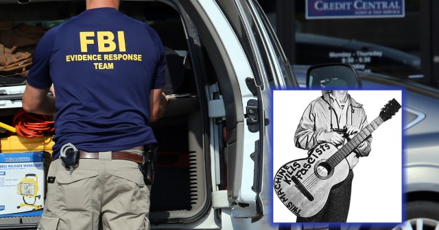 Woody Guthrie’s Guitar Detained by Masked Federal Agents