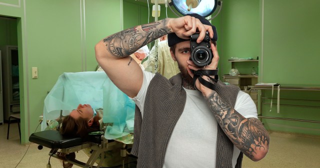 Grindcore Guitarist’s Wife Wishes He’d Not Spend Entirety of Her C-Section Taking Pictures For Band’s Next Album Cover