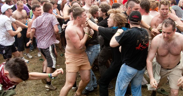 Mosh Pit Resolves Man’s Issues Quicker than Previous Six Years of Therapy