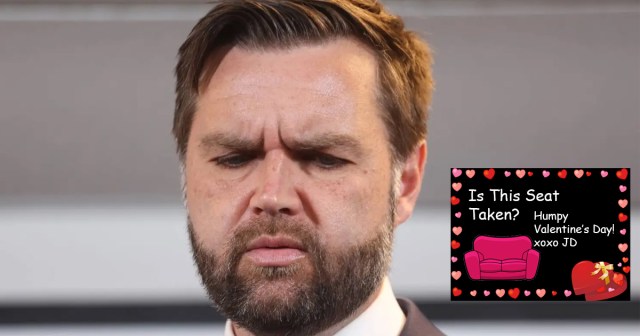 JD Vance Accidentally Gives Wife Valentine Addressed to Couch 