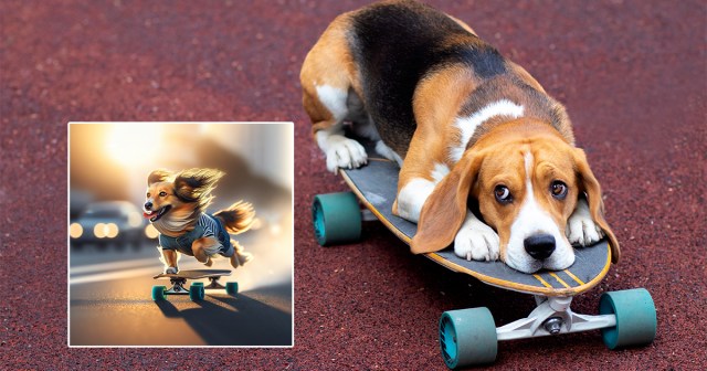 Skateboarding Dog Loses Job to AI Video of Skateboarding Dog