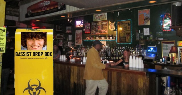 Dive Bar Unveils Safe Haven Drop Box for Unwanted Bassists  