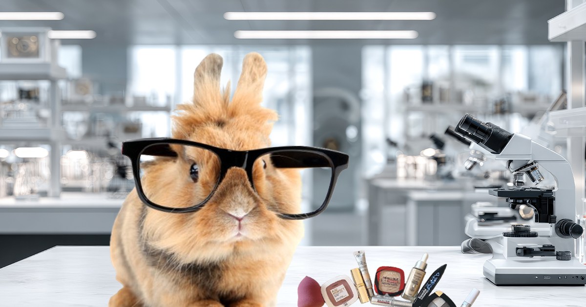 Testing Rabbit Make Up L’Oreal to Only Test Makeup on the Ugly Rabbits That Need It