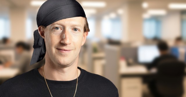 Mark Zuckerberg Lingering Around Cubicles Until Someone Notices New Durag 
