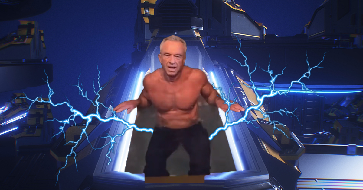 RFK Jr. Has Jeans Permanently Fused to Body