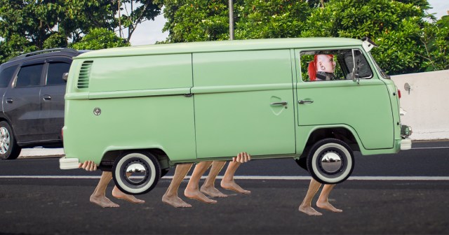 Rising Gas Prices Forces Touring Band To Flintstone Their Way Between Gigs