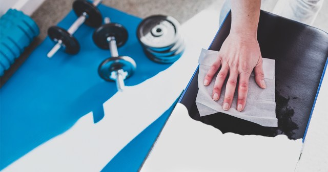 Thoughtful Gym-Goer Wipes Equipment Down Until Nothing Left