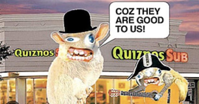 Quiznos Mascots From 2004 Still Looking for Forever Home