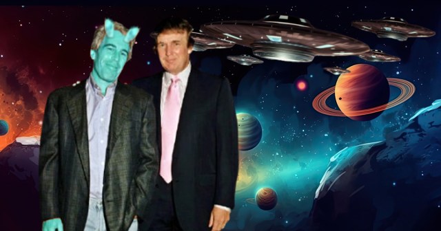 Total Backfire: The Recently Unclassified UFO Files Link Donald Trump to Another Massive Pedophile Ring, but In Space
