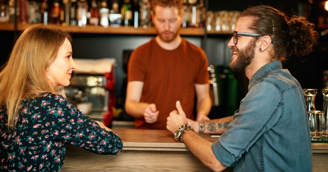 Feminist Man Asks His Date If She Consents To Cover His Whiskey Cokes